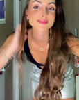 Saia metalizada cristal